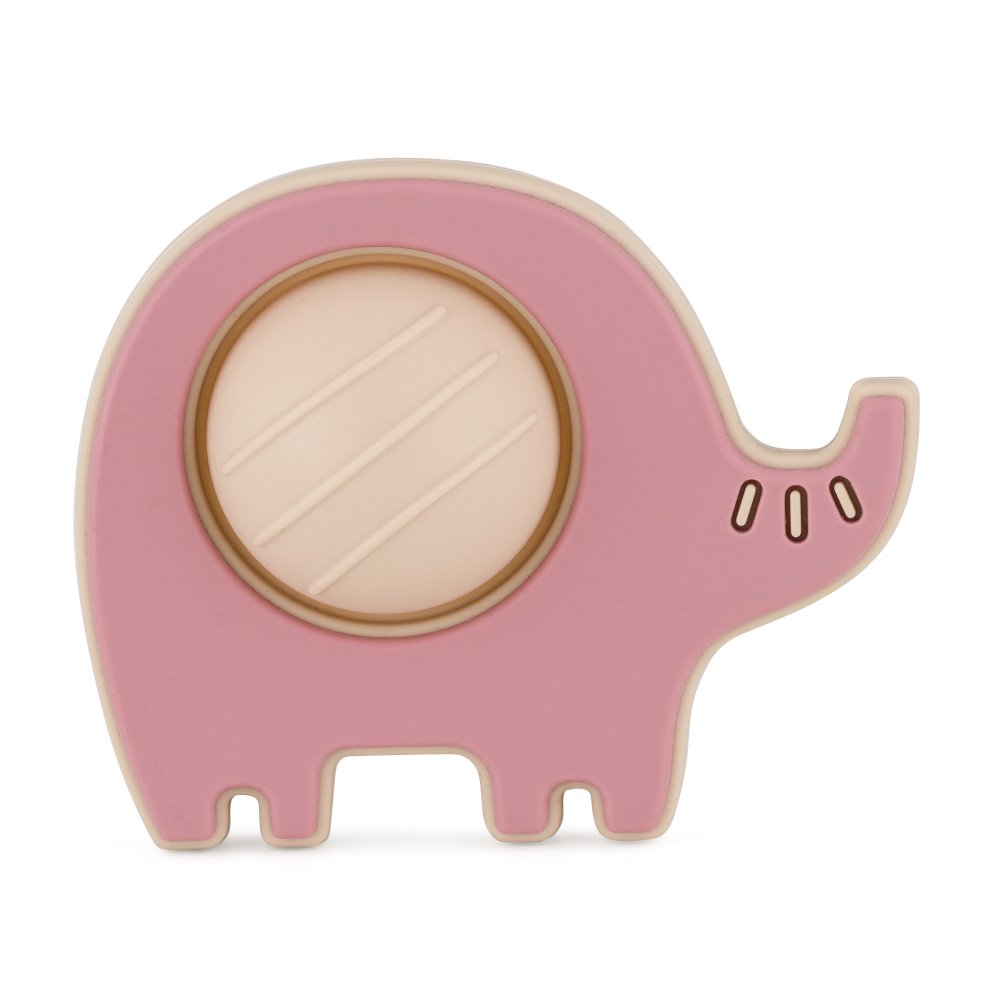 „Petite&Mars Elephant Edwin“ kramtukas 6 mėn.+ (dusty rose)