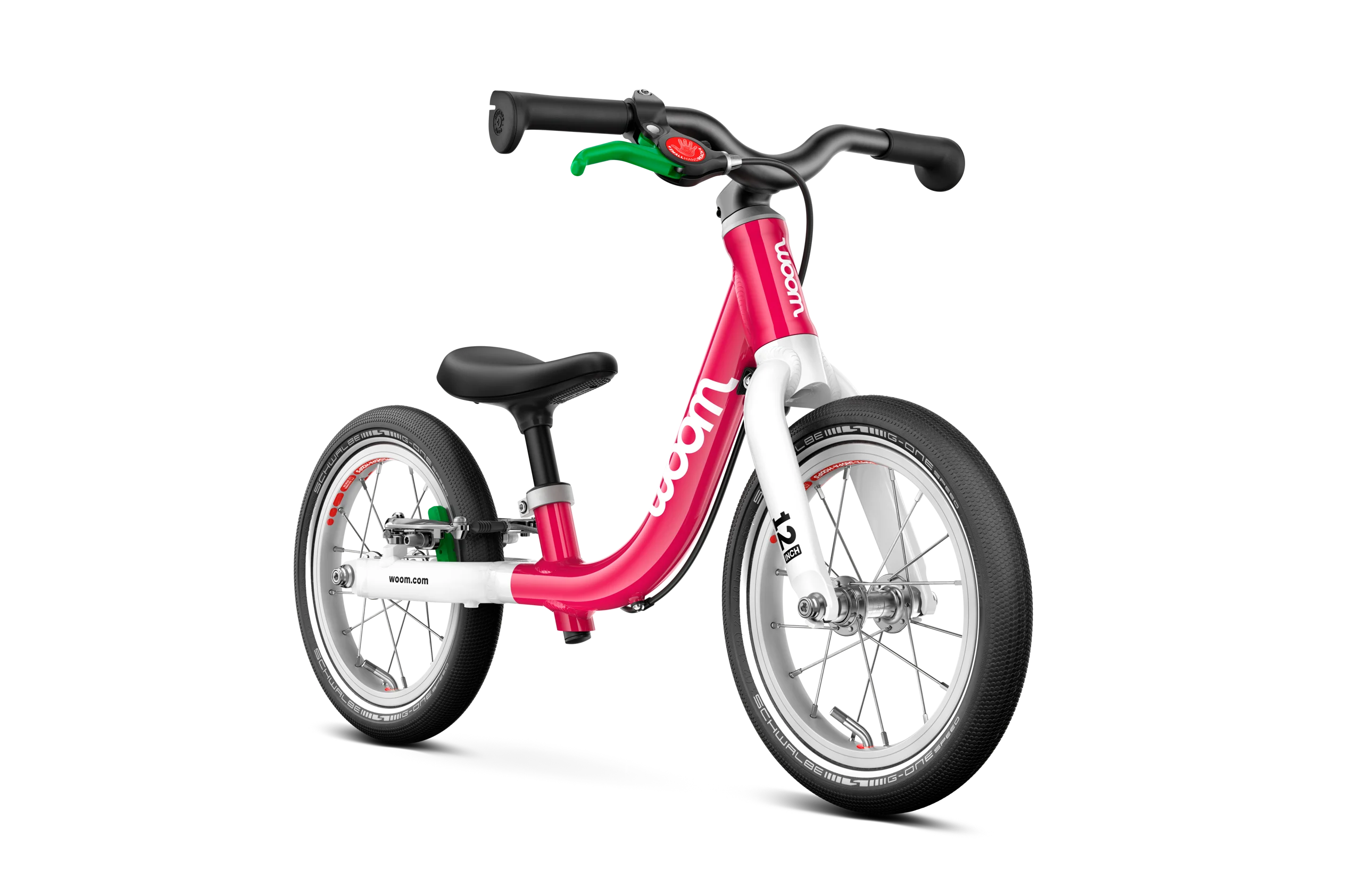 Balansinis dviratukas WOOM GO 1 - hot pink