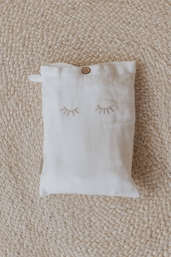 BAMBOOM patalynės komplektas 110x140cm, 40x60cm, White Sleepy