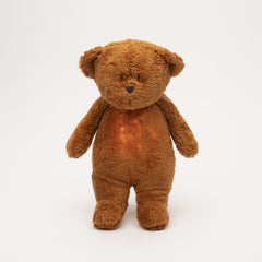 Migdukas Moonie Organic meškiukas - Spalva - Caramel