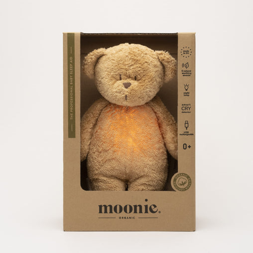 Migdukas Moonie Organic meškiukas - Spalva - Cappuchino