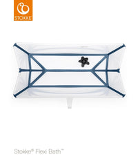 STOKKE vonelė FLEXI BATH Transparent Blue