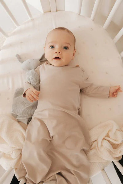 BAMBOOM muslino vystyklai 2vnt. 120x120, Tropical Almond