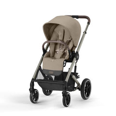 CYBEX Balios S Lux universalus 2in1 vežimėlis, Almond Beige (Taupe Frame)
