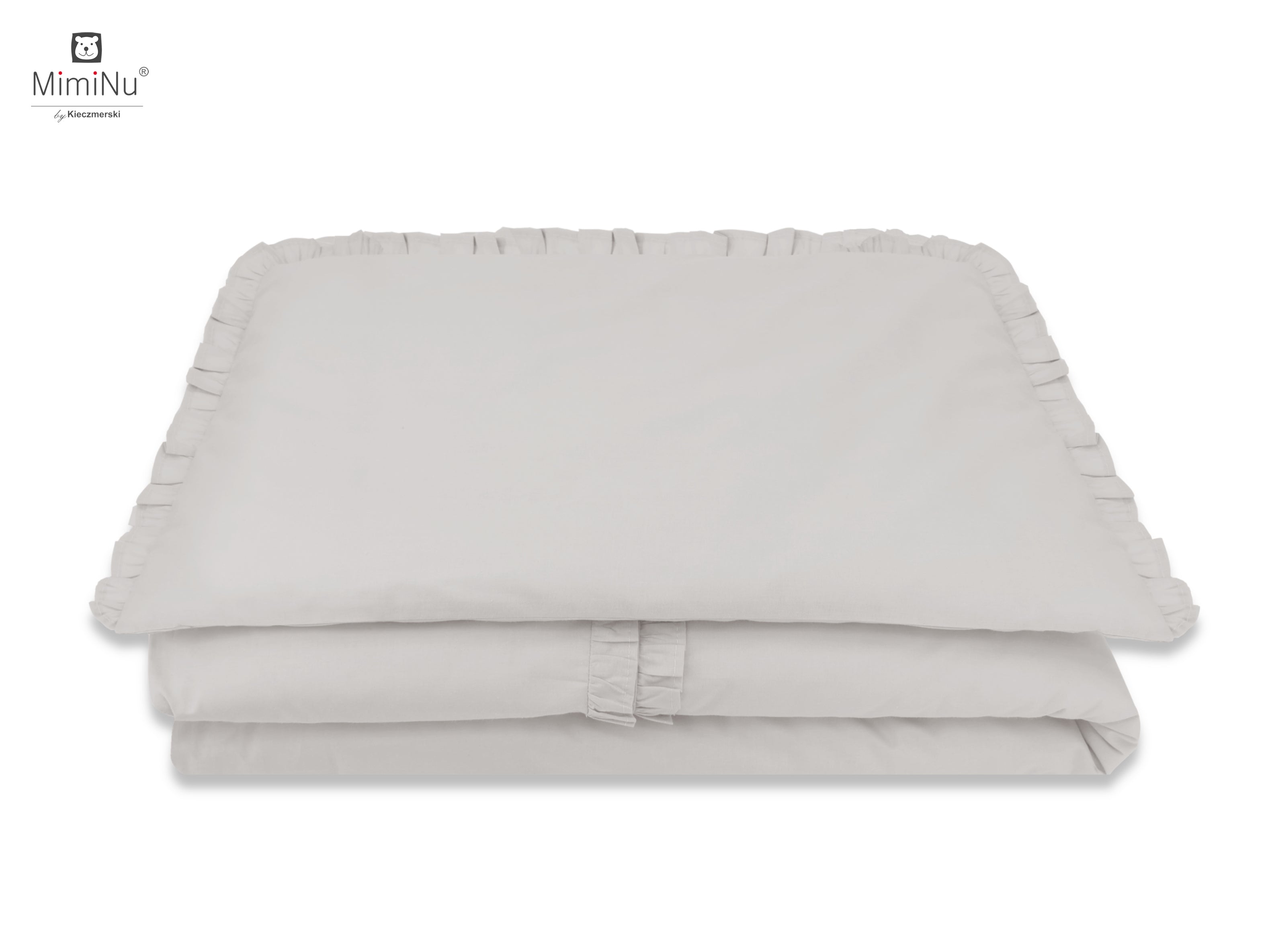 MimiNu patalynės komplektas 2dalių - Pilka - 120x90cm, 40x60cm