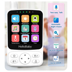 HelloBaby mobili video auklė HB40