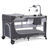 Kinderkraft - Kelioninė lovelė su aksesuarais LEODY, Grey