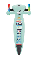 Globber paspirtukas Junior Foldable Lights - Mėtinis