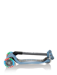 Globber paspirtukas Go Up Deluxe Lights - Pilkai mėlynas