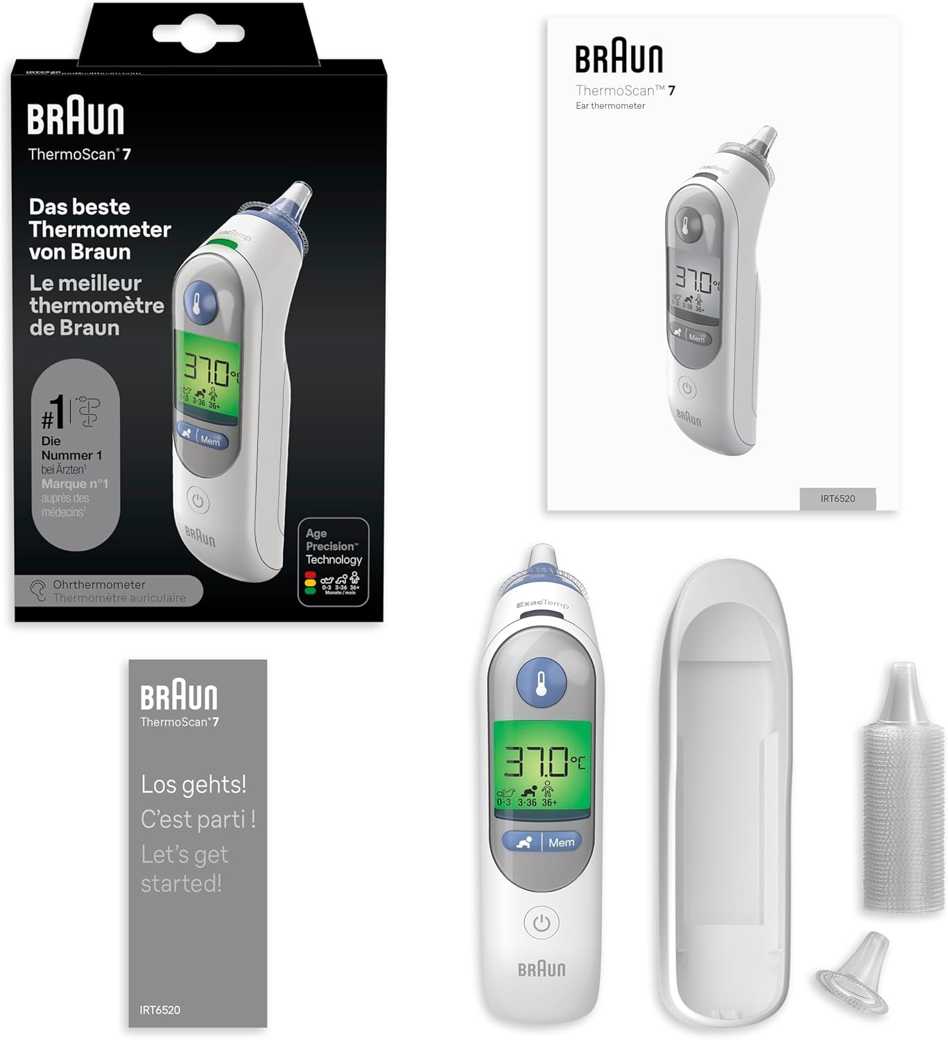 Braun Thermoscan™ 7 IRT6520 ausų termometras