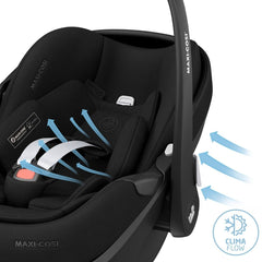 Automobilinė kėdutė Maxi Cosi Pebble 360 Pro² i-Size 0 -13kg - Spalva - Twillic Black