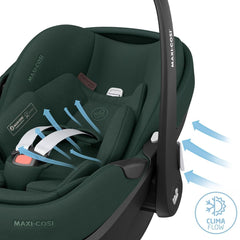 Automobilinė kėdutė Maxi Cosi Pebble 360 Pro² i-Size 0 -13kg - Spalva - Twillic Green