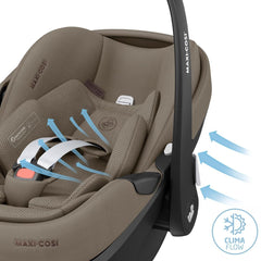 Automobilinė kėdutė Maxi Cosi Pebble 360 Pro² i-Size 0 -13kg - Spalva - Twillic Truffle