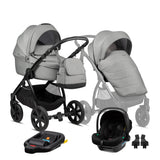 Noordi Fjordi 4in1 Grey (814)+ Noordi Terra i-Size autokėdutė ir Isofix bazė