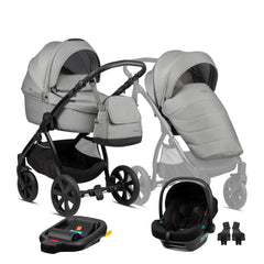 Noordi Fjordi 4in1 Grey (814)+ Noordi Terra i-Size autokėdutė ir Isofix bazė