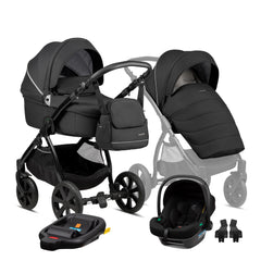 Noordi Fjordi 4in1 Black (815)+ Noordi Terra i-Size autokėdutė ir Isofix bazė