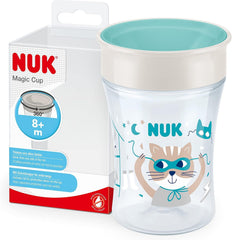 NUK Magic Cup gertuvė 230 ml Blue Cat