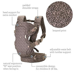 Infantino Flip Advanced 4in1 nešioklė - Leopardas