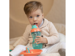 Baboo gertuvė su silikoniniu šiaudeliu, 360ml, 9+ mėn