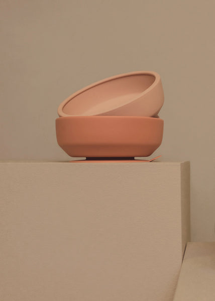 Atelier Keen silikoninis dubenėlis su prilimpančiu dugnu - Spalva - Nude