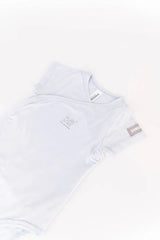 BAMBOOM bodžiukas trumpomis rankovėmis - Azzurro 3 mėn