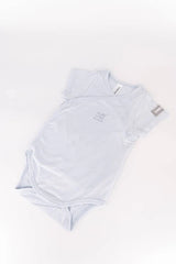 BAMBOOM bodžiukas trumpomis rankovėmis - Azzurro 3 mėn
