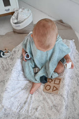 BAMBOOM bambuko - silikono dėlionė Star, Blue