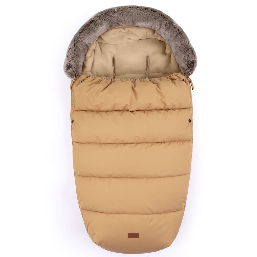 Universalus žieminis vokelis - miegmaišis į vežimėlį PETITE&MARS 4in1 Comfy - Elegant Caramel