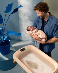 Maxi-Cosi Indigo Plus kūdikio vonelė su naujagimio įdėklu - Sage Green