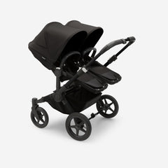 Bugaboo Donkey 5 Twins vežimėlis dvynukams - Spalva - Black - Midnight Black