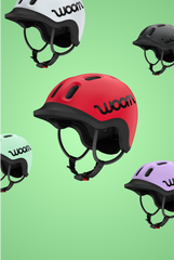 Dviratininko šalmas WOOM kids - 53-57 cm (M) - Grey