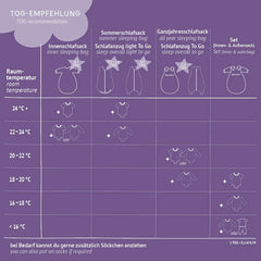 Traumeland Liebmich kūdikio miegmaišis - Moon Grey - 62/68cm