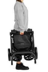 Tutis Mio Leather kūdikių vežimėlis 4in1 (180) + autokėdutė ir isofix bazė