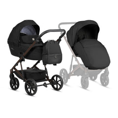 Tutis Viva6+ universalus vežimėlis 4in1 (070) + Tutis Elo Lux i-Size autokėdutė