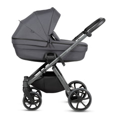 Tutis Uno6+ universalus vežimėlis kūdikiams 4in1 (169)) + Tutis Elo Lux i-Size autokėdutė ir Isofix bazė
