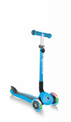 Globber paspirtukas Go Up Deluxe Lights - Mėlynas