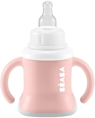 Beaba 3-in-1 mokomasis puodelis, old pink