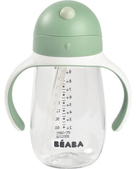 Beaba gertuvė su šiaudeliu, 300 ml, sage green