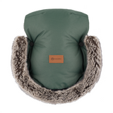 Žieminės pirštinės ant vežimėlio PETITE&MARS Furry - Veritable Khaki