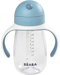 Beaba gertuvė su šiaudeliu, 300 ml, windy blue