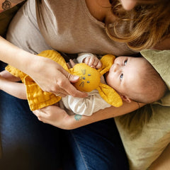 PETITE&MARS Bamboo muslin HUGO migdukas - Geltona