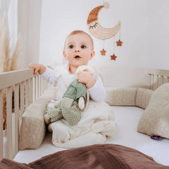 Traumeland Liebmich kūdikio miegmaišis - Hophop Bunny Beige - 56/62cm