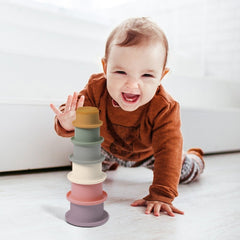BabyOno puodelių bokštas