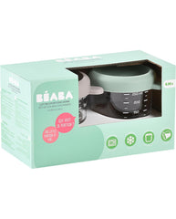 Beaba 2vnt. Stiklinių indelių rinkinys - Spalva - Sage Green / Grey