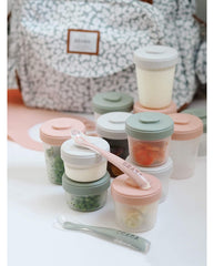 Beaba 12vnt. Sujungiami maisto laikymo indeliai