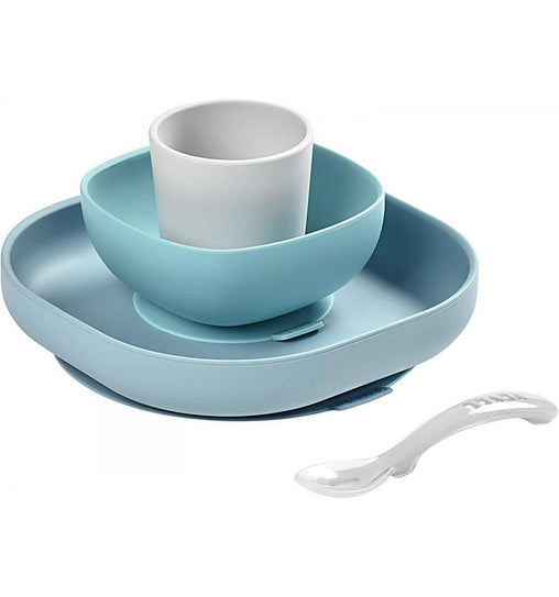 Beaba silikoninis 4vnt. pietų rinkinys, Jungle