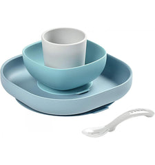 Beaba silikoninis 4vnt. pietų rinkinys, Jungle