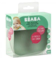 Beaba silikoniniu dugnu prilimpantis dubenėlis - Spalva - Sage Green