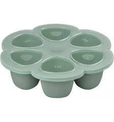 Beaba silikoninis kūdikio maisto konteineris Multiportions XL, 6x150ml, Sage Green