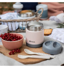 Beaba Thermo maisto indelis 300 ml - Spalva - Dark Grey/Light Pink